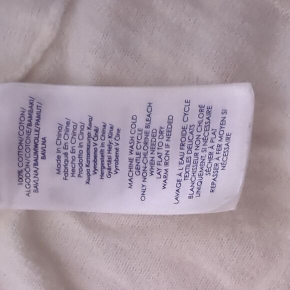 CHAPS White and Blue Striped Open Front Cardigan - Picture 6 of 6